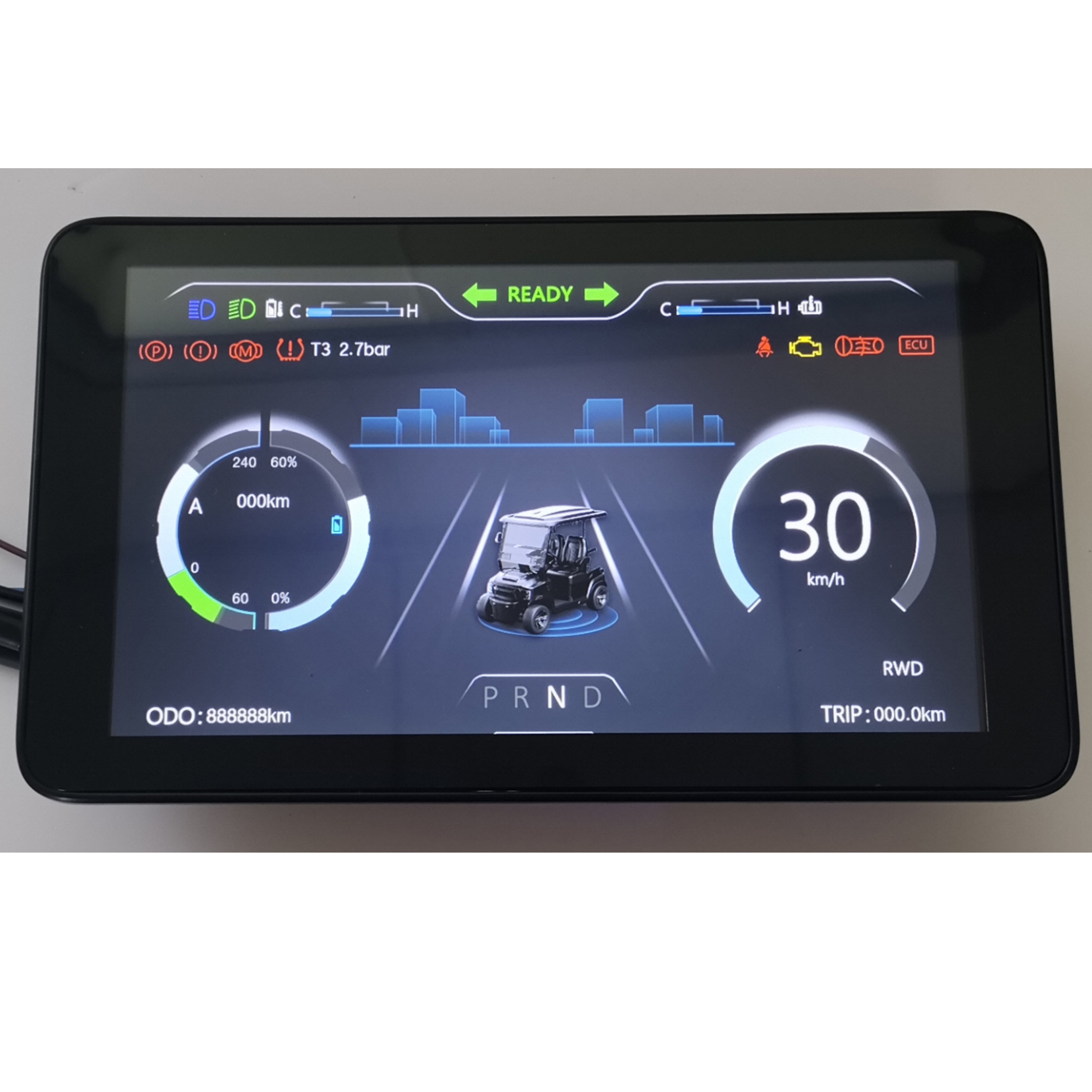 9-Inch Smart Dashboard for Electric Vehicles and Electric Motorcycles
