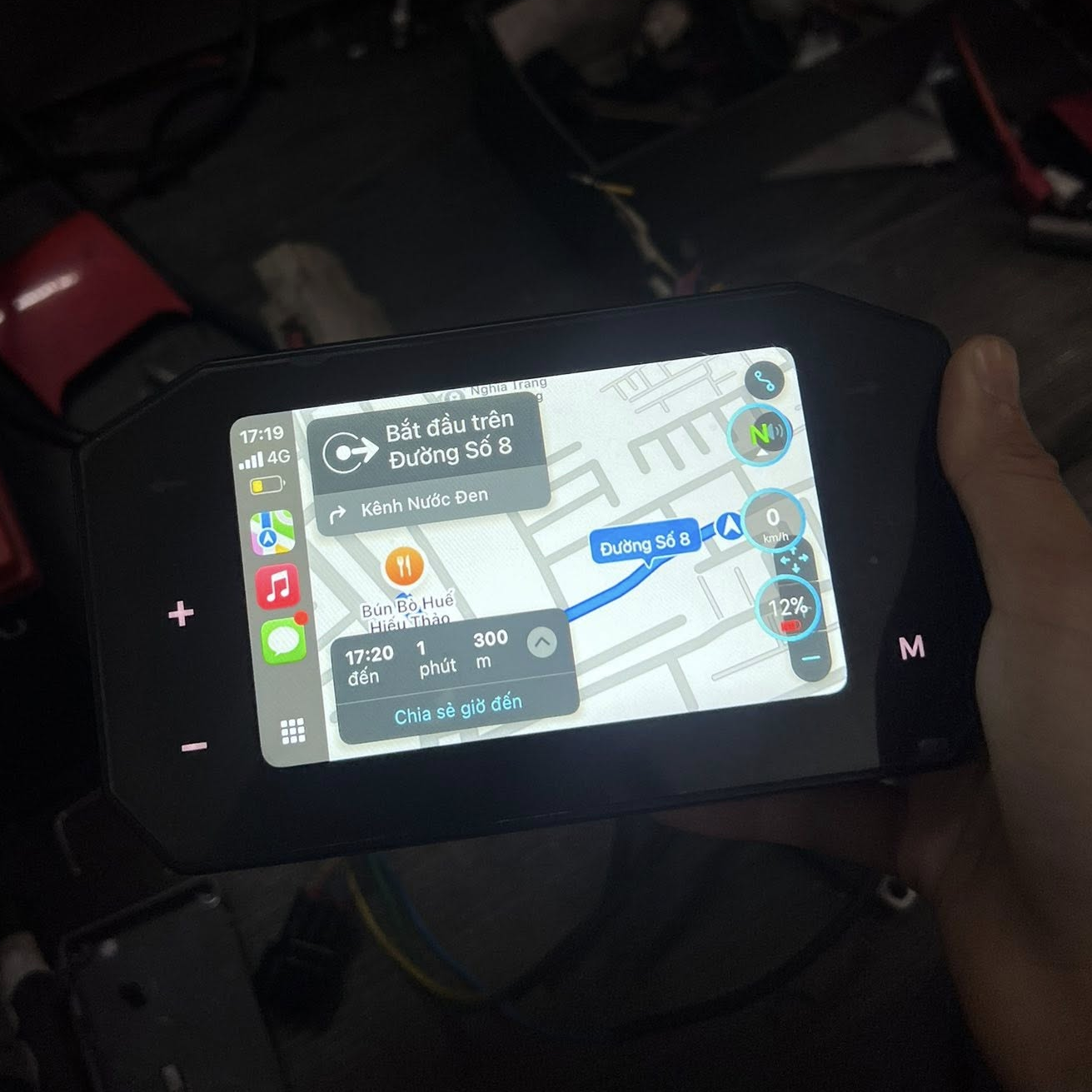 5-inch Smart Dashboard for Electric Vehicles and Electric Motorcycles