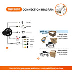 Bafang Electric Bicycle Modification Mid Mounted Motor Kit 48V 500W