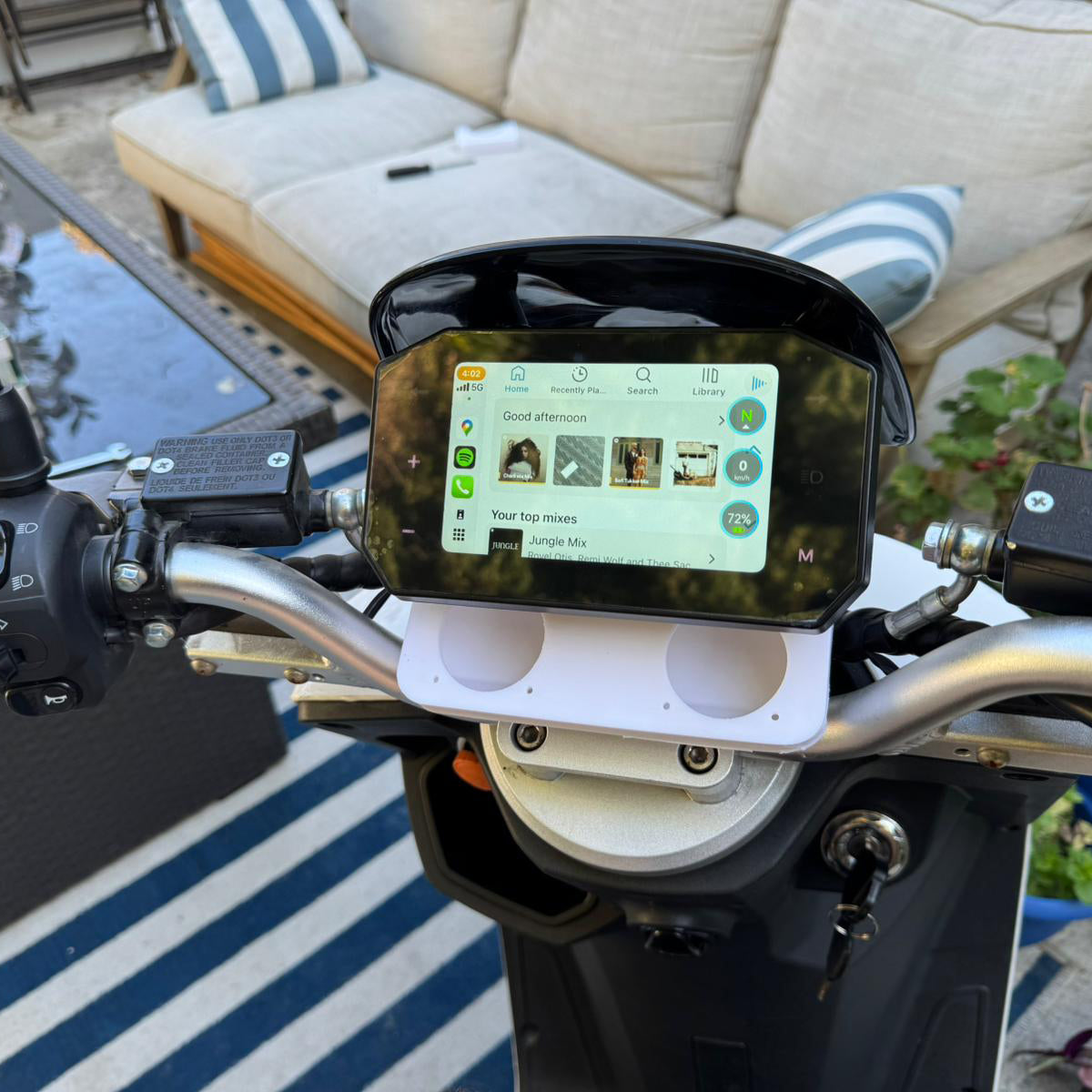 5-inch Smart Dashboard for Electric Vehicles and Electric Motorcycles