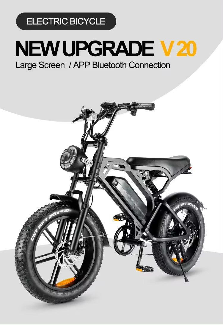 Fat Tire Electric Bicycle Off-Road Fat Tire Bicycle 48v 500w
