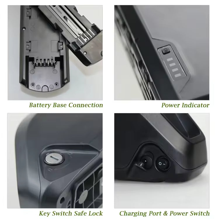 Electric Bicycle down Tube Battery Polly 52V 20Ah
