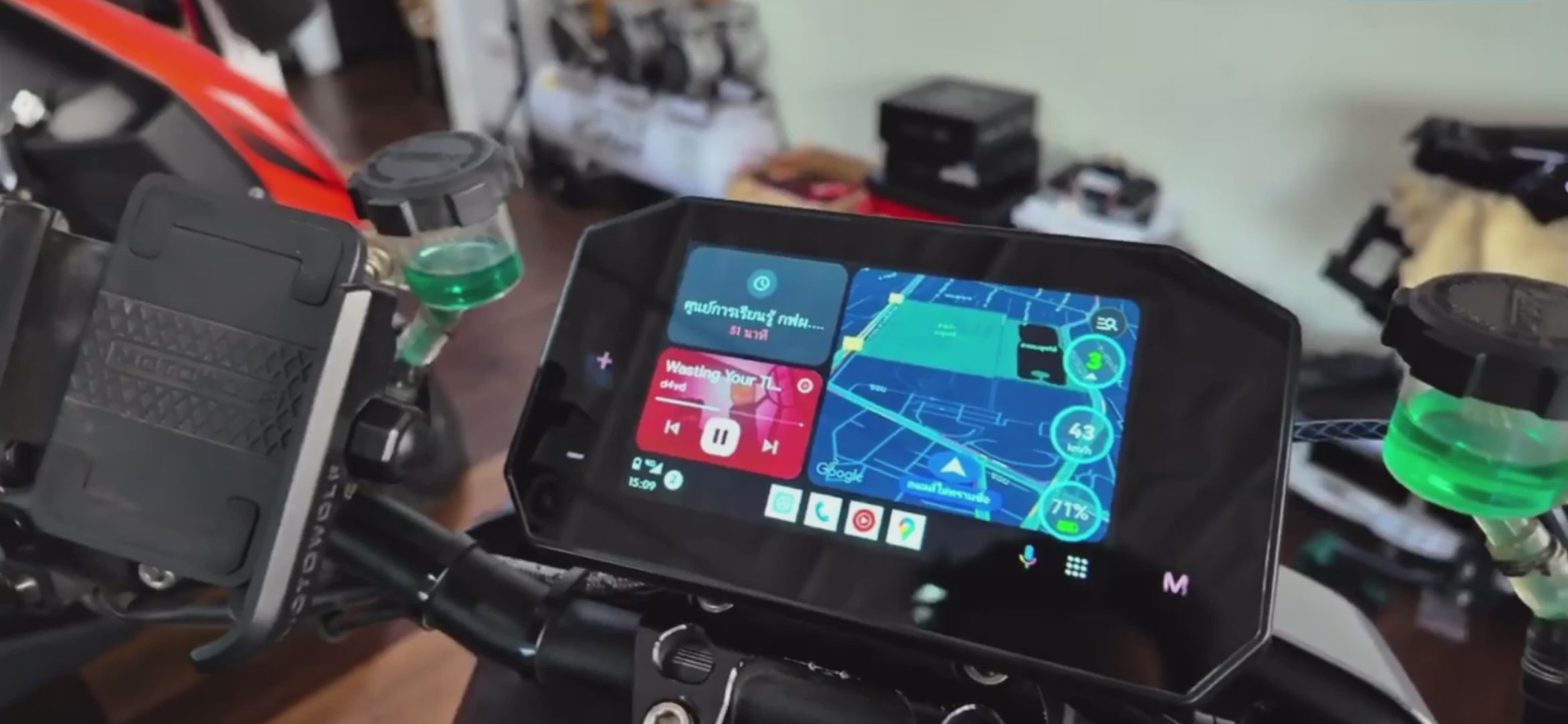 5-inch Smart Dashboard for Electric Vehicles and Electric Motorcycles